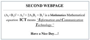 Uses of formatting tags board Question