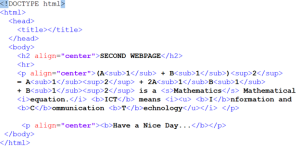 Uses of formatting tags board Question solve