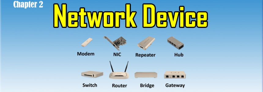 Network Devices : NIC | Hub | Switch | Router | Bridge | Gateway | Repeater