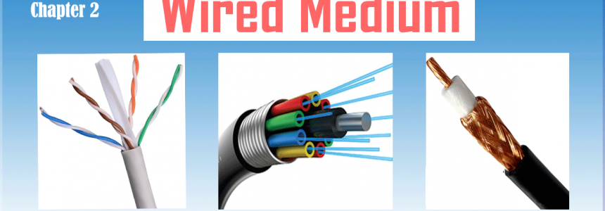 Wired Medium : Twisted Pair Cable | Coaxial Cable | Optical Fiber Cable