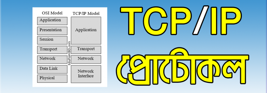 টিসিপি / আইপি প্রোটোকল কী ও TCP/IP প্রোটোকলের লেয়ারসমূহ